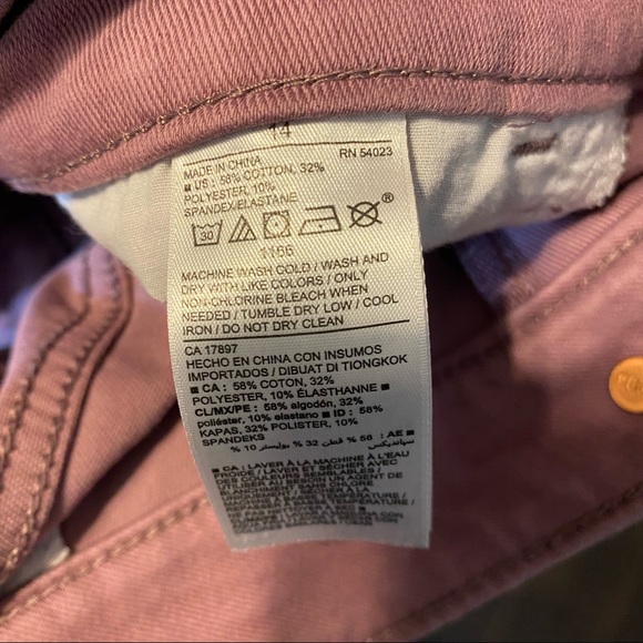 Old Navy Rockstar Mauve Skinny Jeans Size 14 - Picture 3 of 4